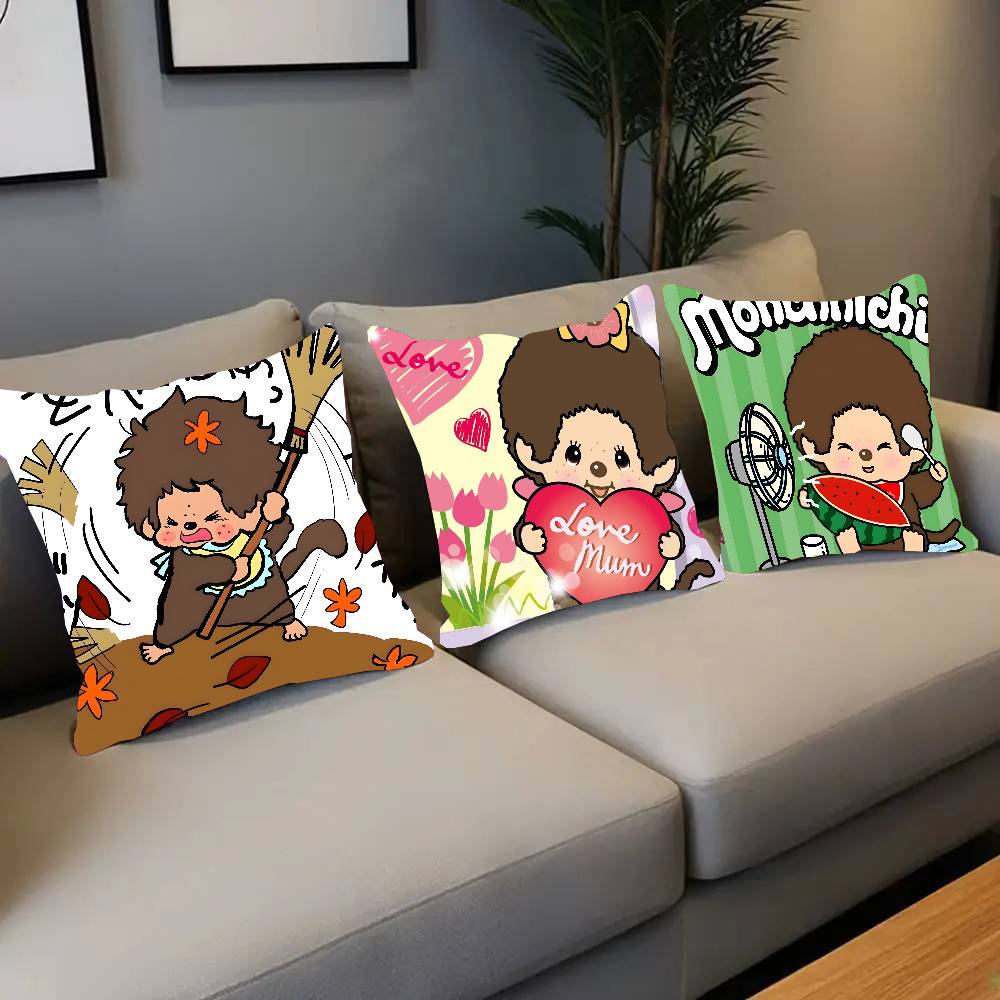 Home Fashion Textiles - Çizgi Film Animasyonu M-Monchhichi Yastık Kılıfı