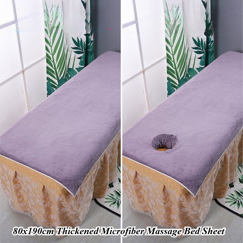 Bed Sheet Microfiber - 80x190 cm Kalınlaşmış Mikrofiber Masaj Yatak