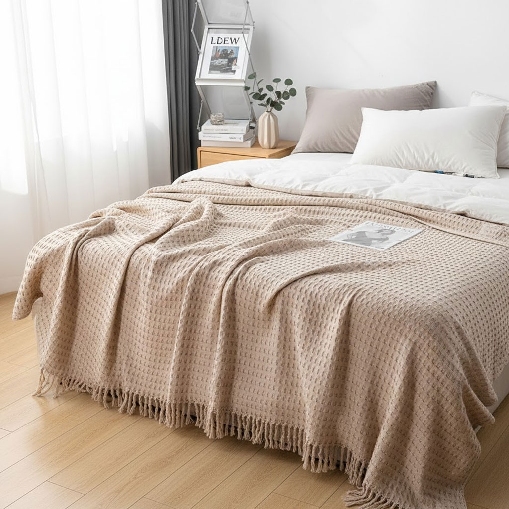 Quilt Cotton Summer - Her Mevsim Pamuklu Dokuma Battaniye Nefes