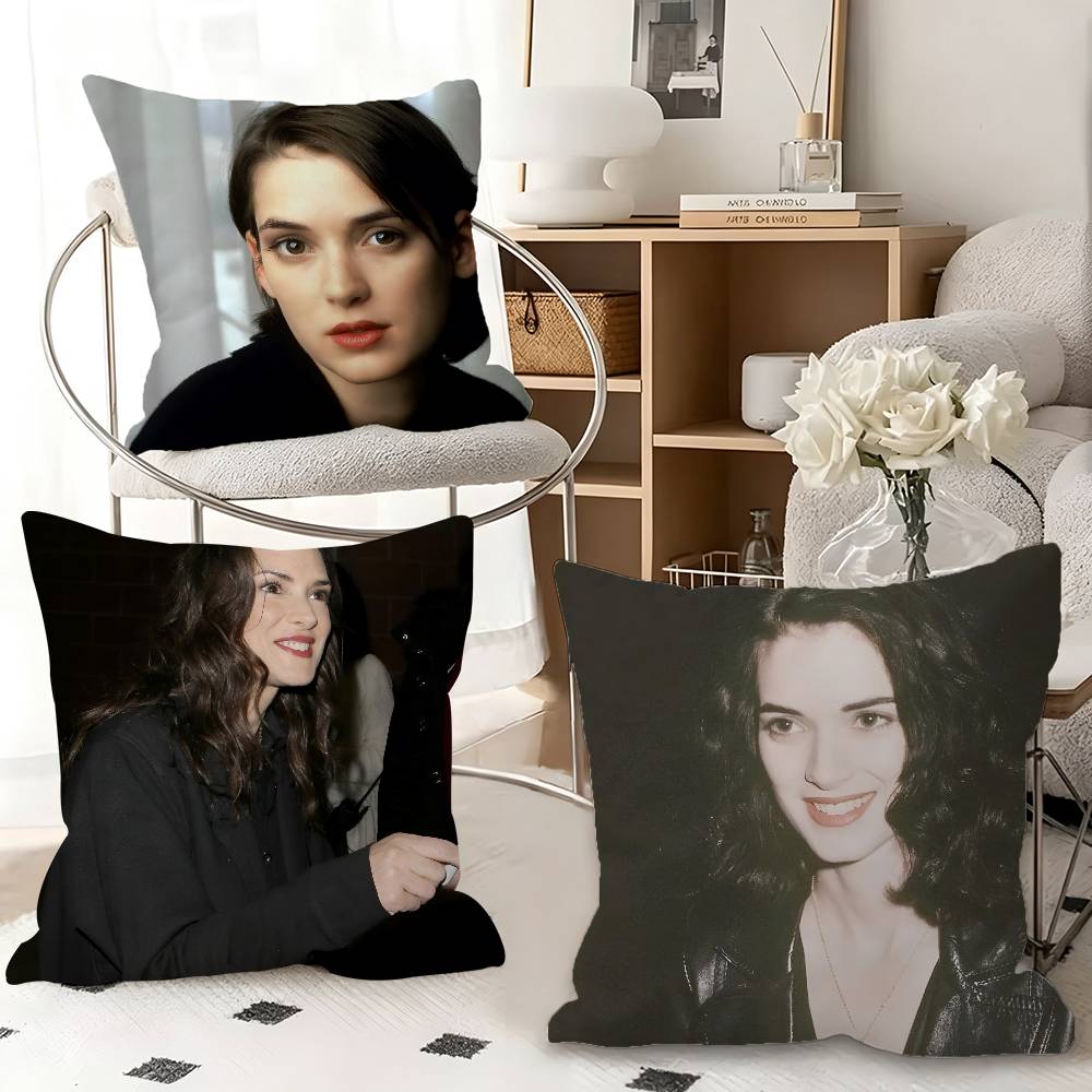 Home Fashion Textiles - 1 adet Aktör W-Winona R-Ryder Yastık