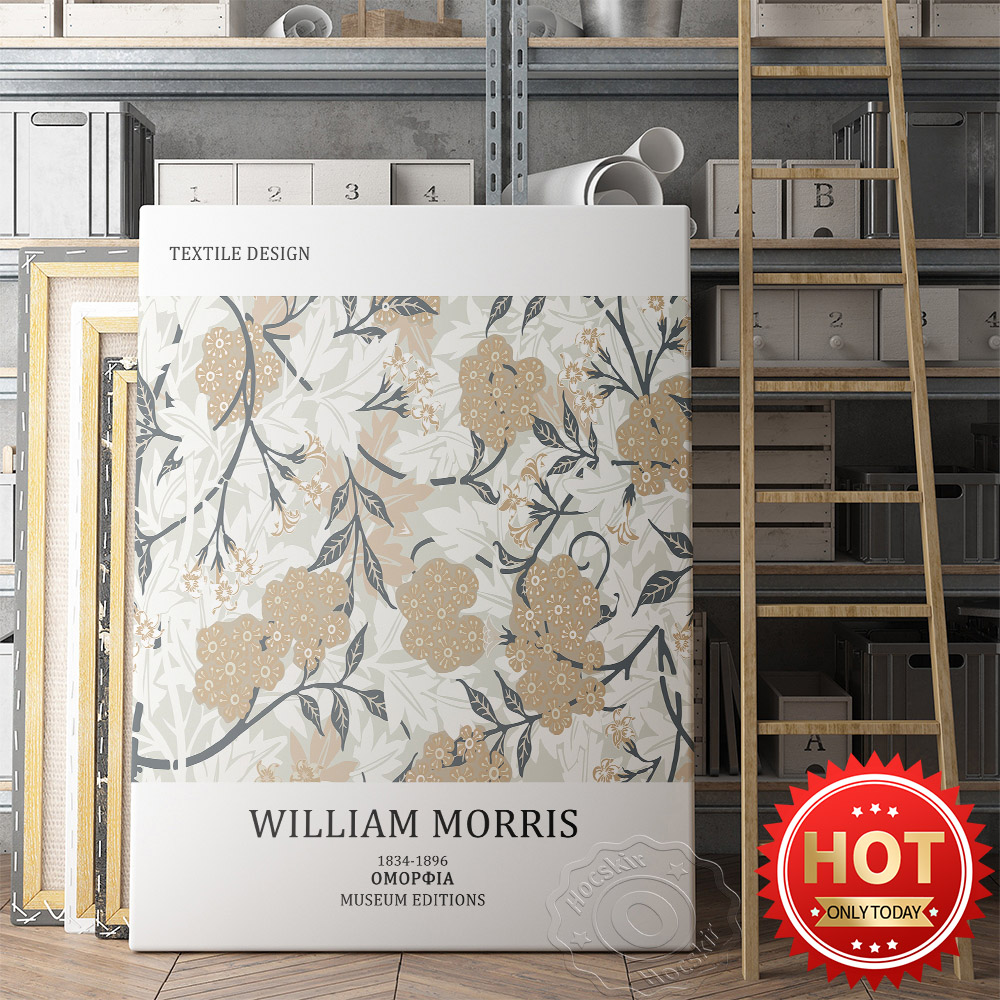 Home Textiles Exhibition - William Morris sergi müzesi afiş, tekstil