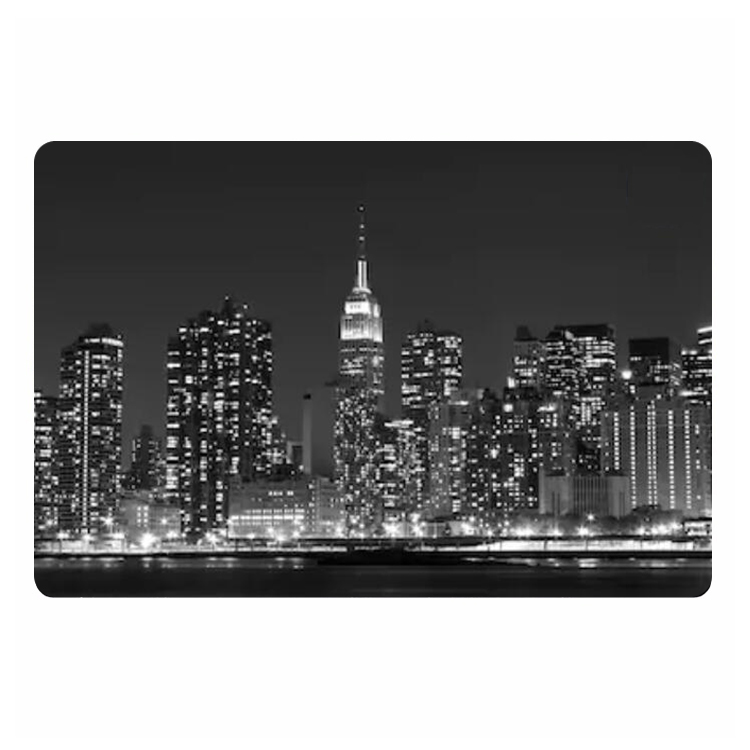 Modern New York City gün batım - Home Textiles New York incelemesi ve fiyatı