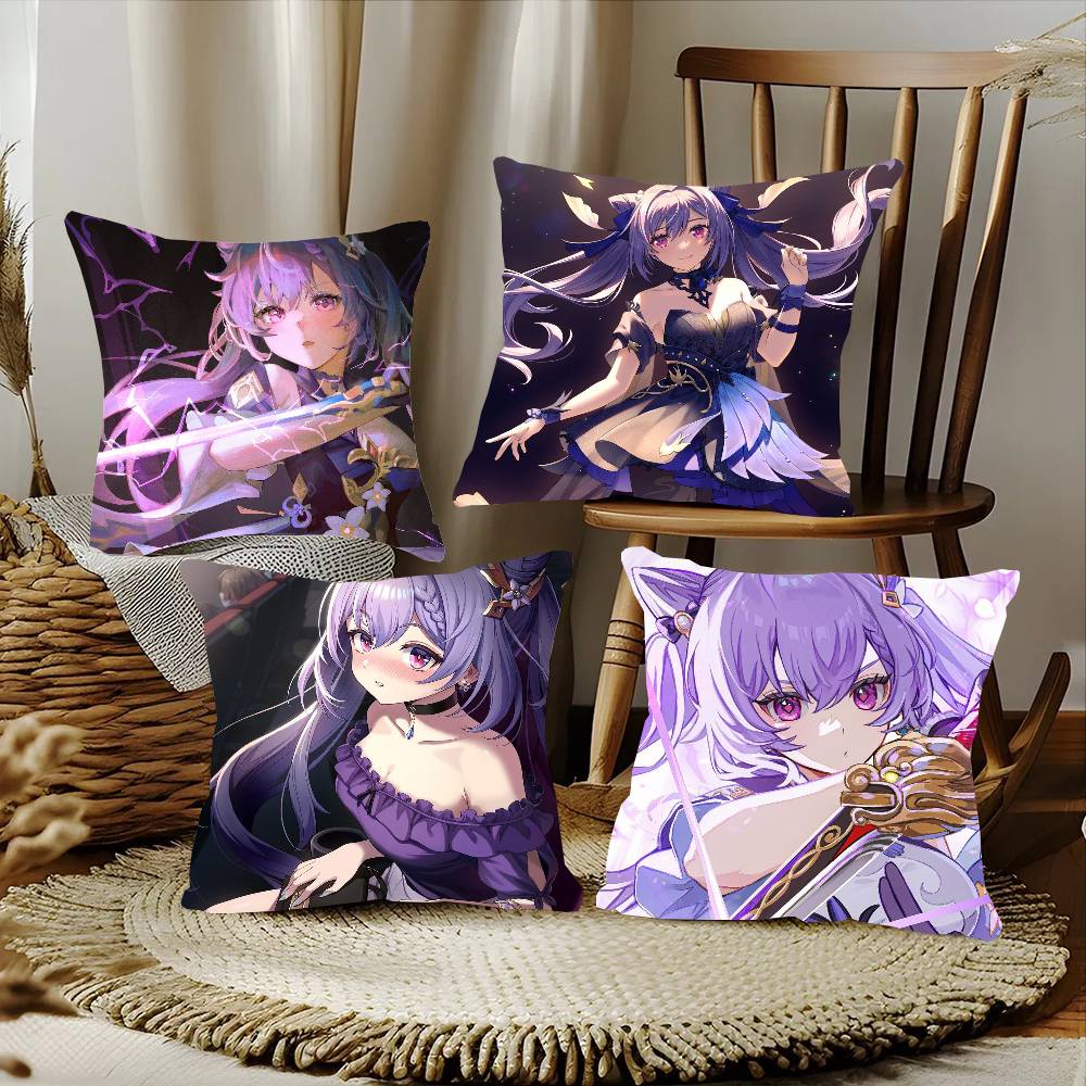 Keqing Anime Oyunu Genshin Imp - Home Fashion Textiles incelemesi ve fiyatı