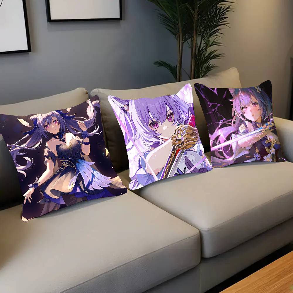 Keqing Anime Oyunu Genshin Imp - Home Fashion Textiles incelemesi ve fiyatı