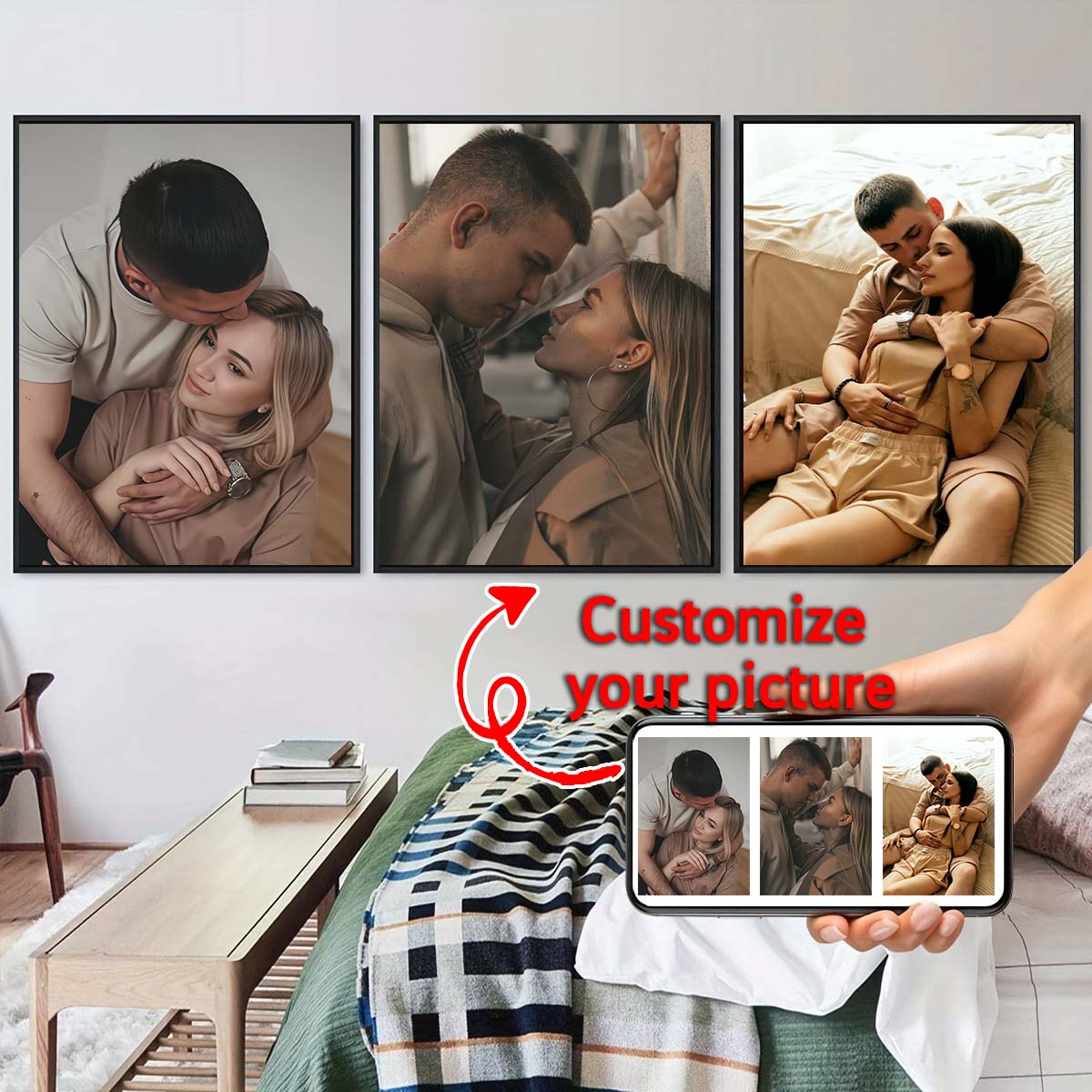 Triptik - 2D özel fotoğraf ahş - Home Textile incelemesi ve fiyatı