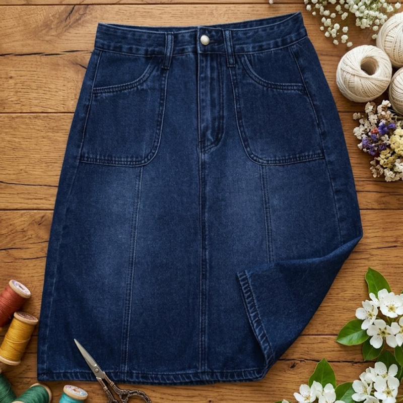 Kadın Yüksek Bel Orta Boy A Ke - Quilt Cotton Summer incelemesi ve fiyatı