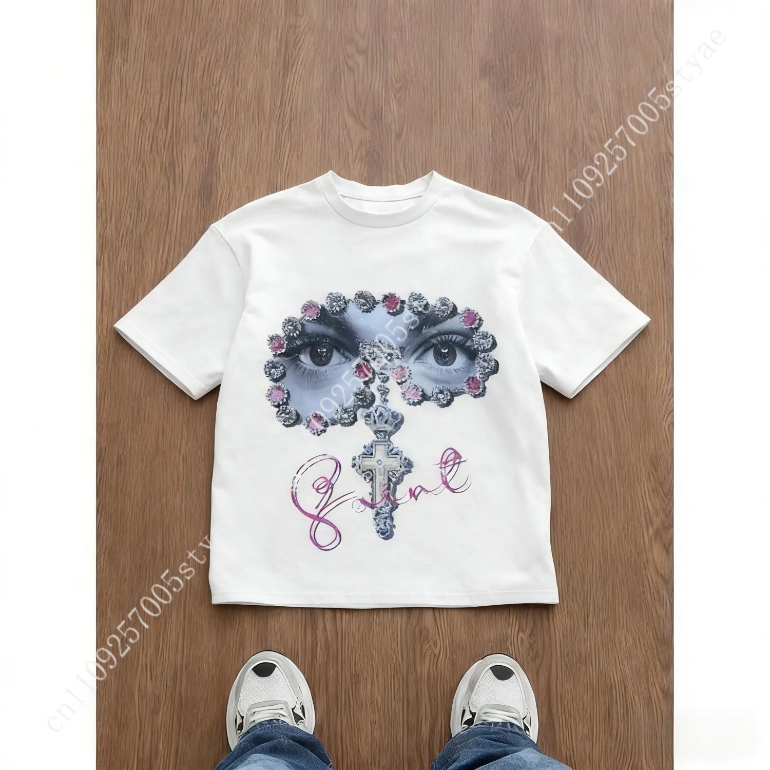 Erkek Bol Kesim Grafik Baskılı - Quilt Cotton Summer incelemesi ve fiyatı