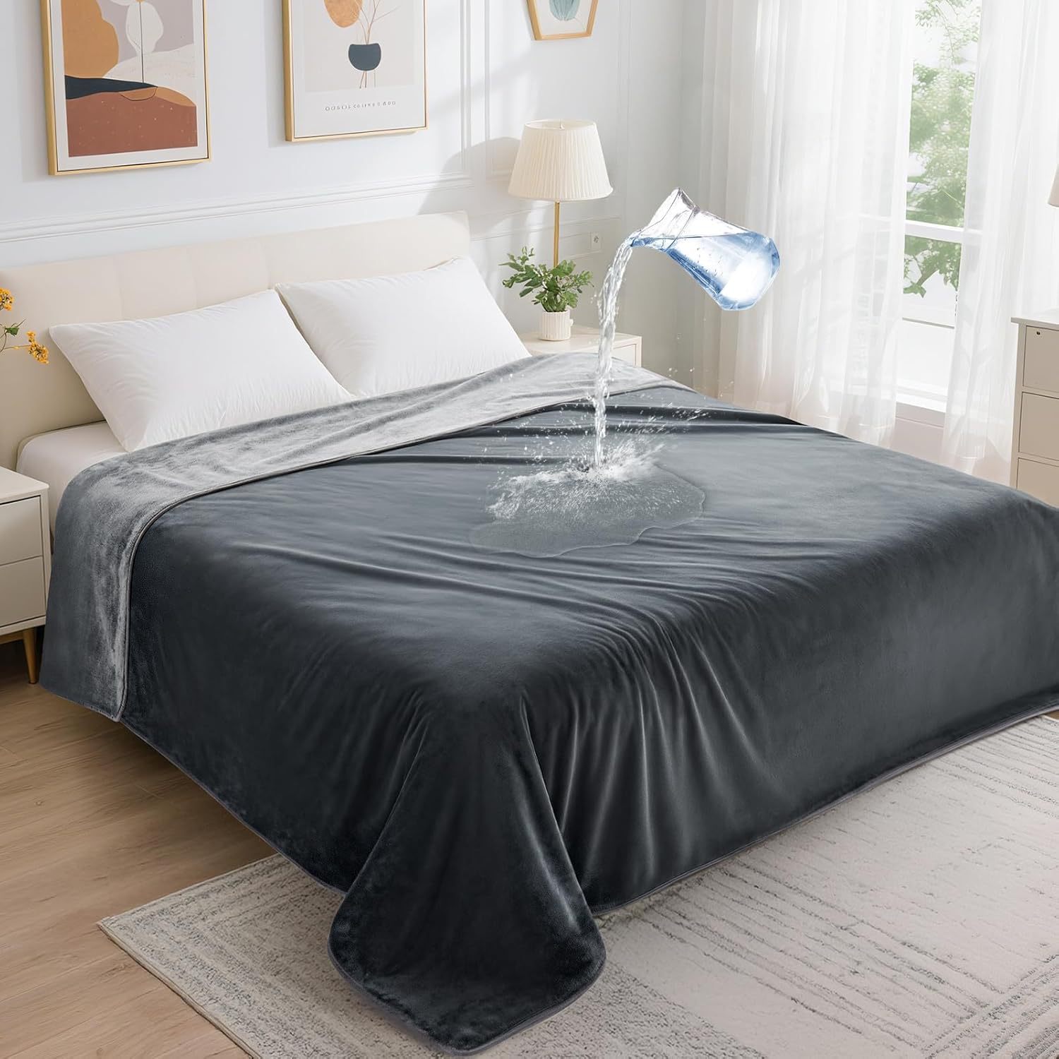 Yumuşak Lüks Flanel Su Geçirme - Bed Sheet Microfiber incelemesi ve fiyatı