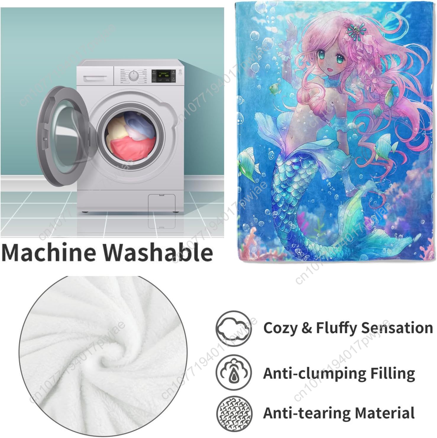 Sevimli Denizkızı Battaniyesi  - Home Textile incelemesi ve fiyatı