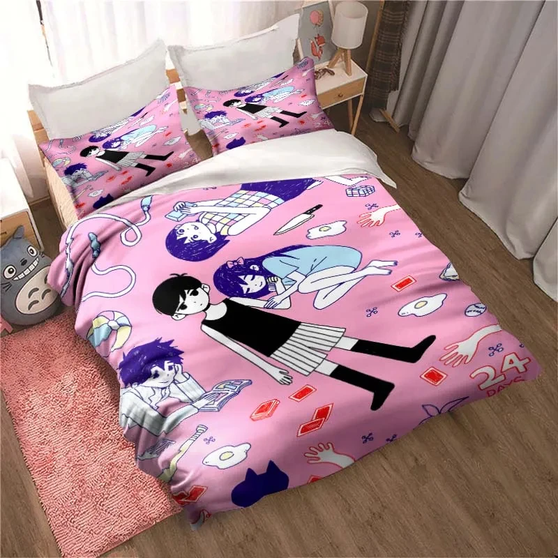 Moda 3D Baskılı Anime Omori Ya - Home Fashion Textiles incelemesi ve fiyatı