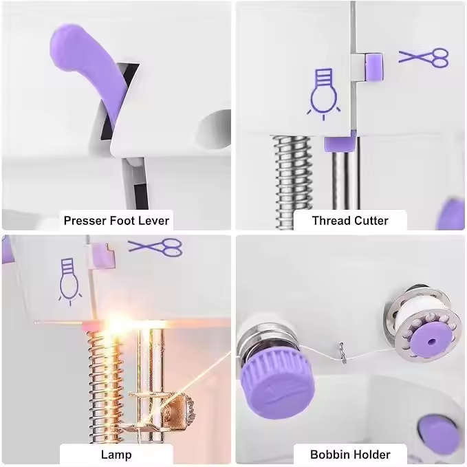 Mini Elektrikli Ev Tipi Dikiş  - Home Textiles Factory incelemesi ve fiyatı