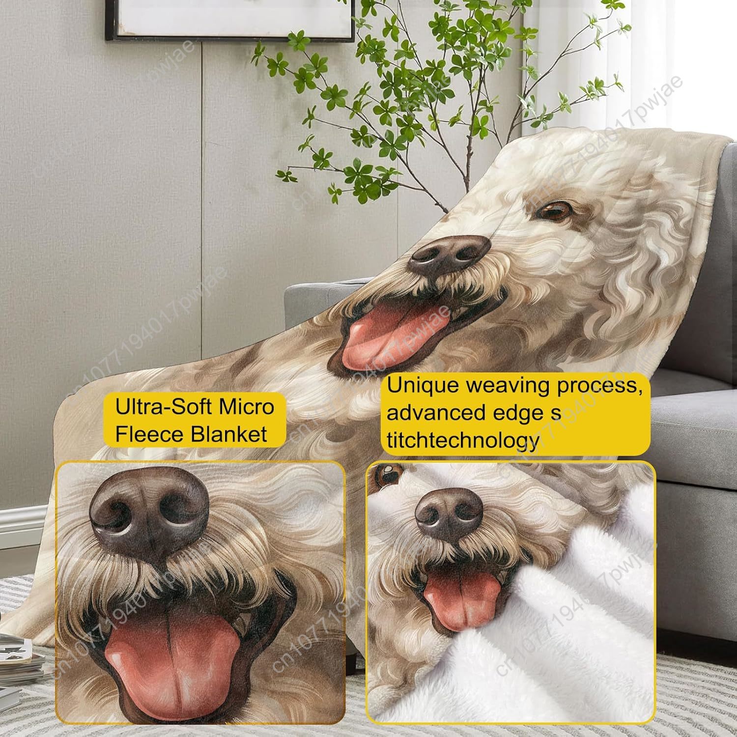 Neşeli Kaniş Portre Battaniyes - Home Textile incelemesi ve fiyatı