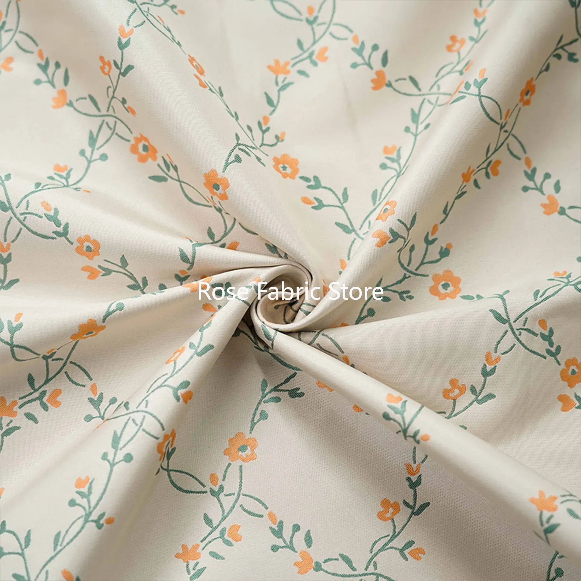 1 metre Küçük Çiçek Desenli Ja - Home Fashion Textiles incelemesi ve fiyatı